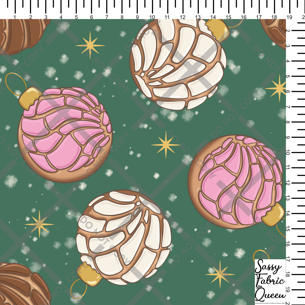 Concha_Ornament green