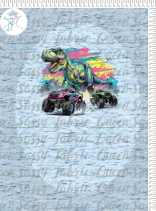 Dino Monster Truck Panel