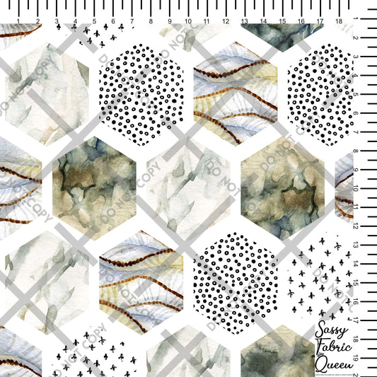 GeoHex - Neutral Shades