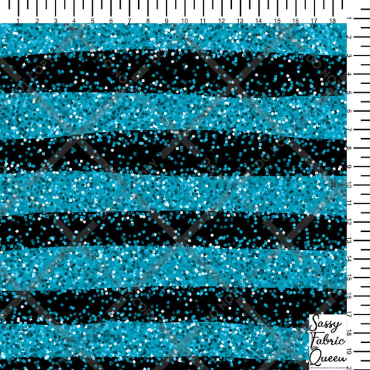 Glitter-look stripe blkblu vertical
