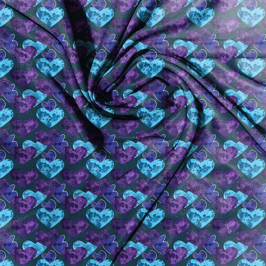 Hearts - CyanPurple 001