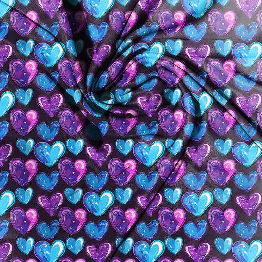 Hearts - CyanPurple 009