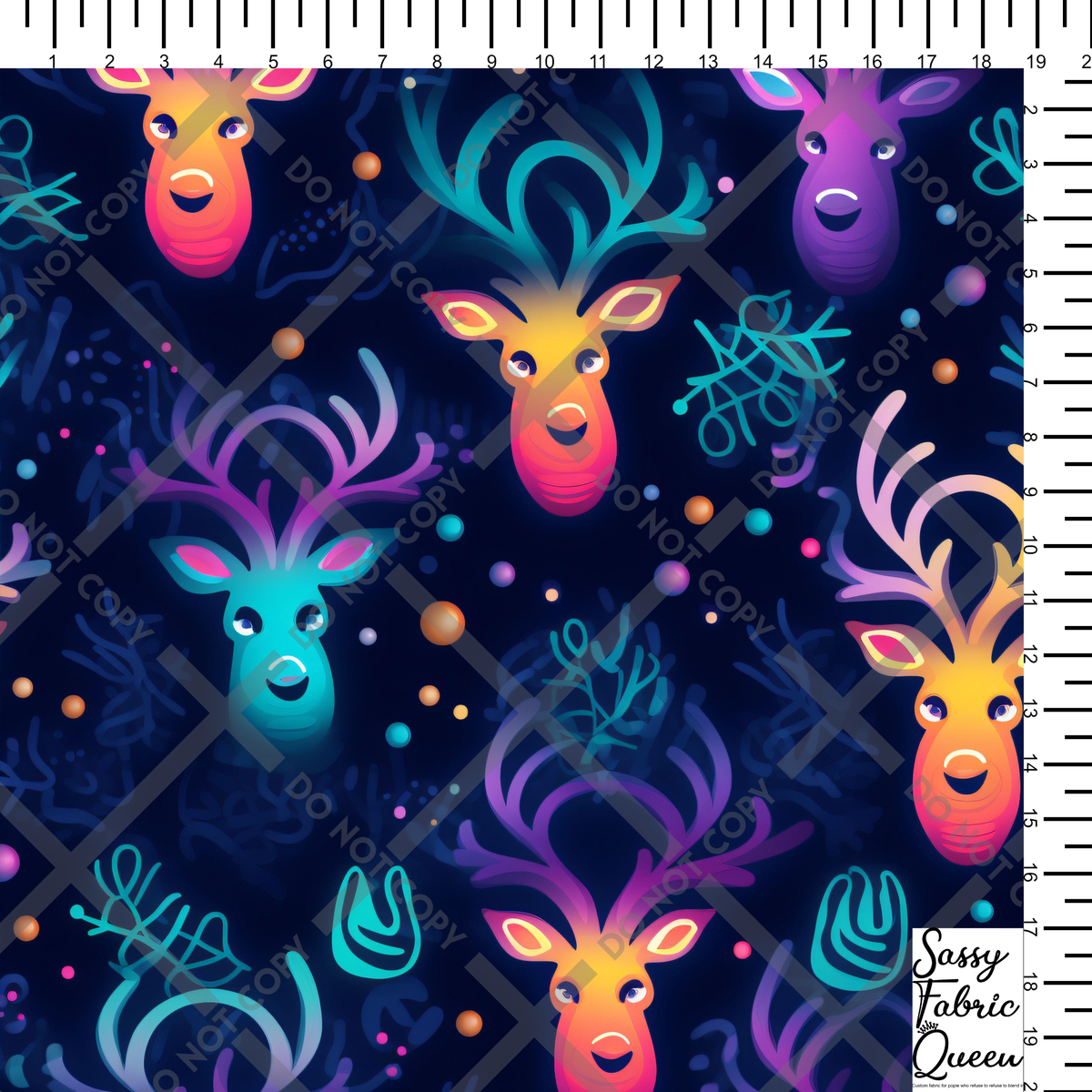 NeonBright Christmas Reindeer 003