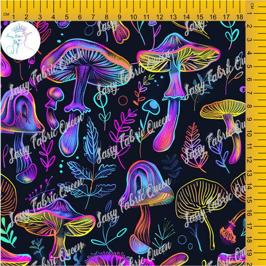 Neon Mushrooms 001