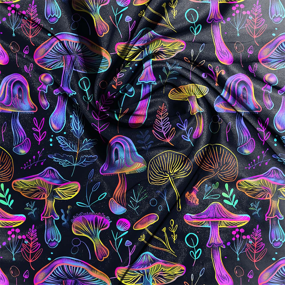 Neon Mushrooms 001