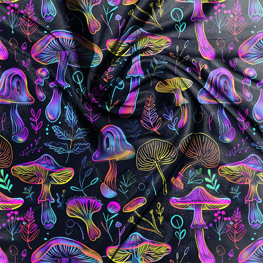Neon Mushrooms 001