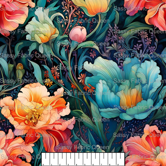 Noveau Florals 006
