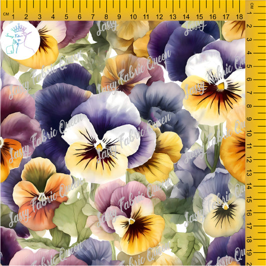 Pansy Flower Pattern 4