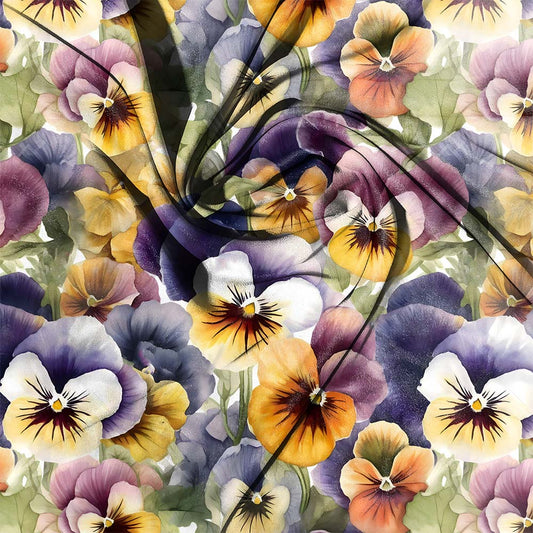 Pansy Flower Pattern 4