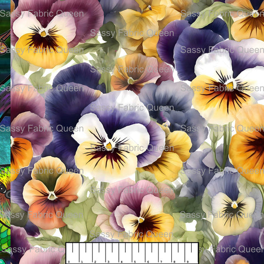 Pansy Flowers Pattern 4
