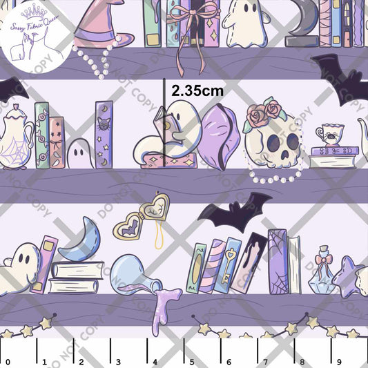 Pastel Spooky Bookshelf LGE