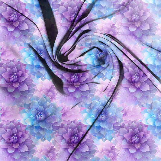 PurCyan Glitter Blooms 005