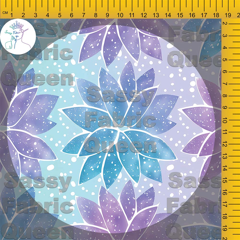 PurCyan Glitter Blooms 006