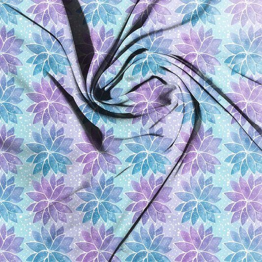 PurCyan Glitter Blooms 006
