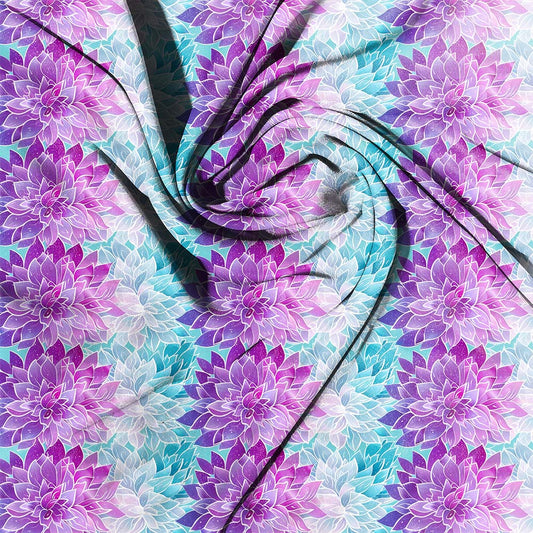 PurCyan Glitter Blooms 009