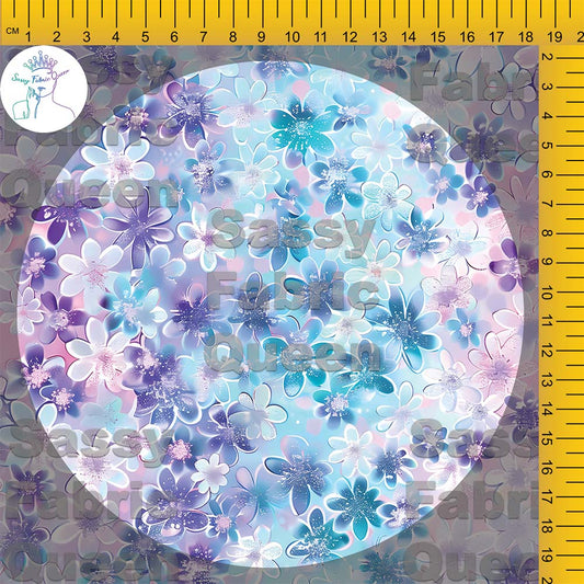 PurCyan Glitter Blooms 012
