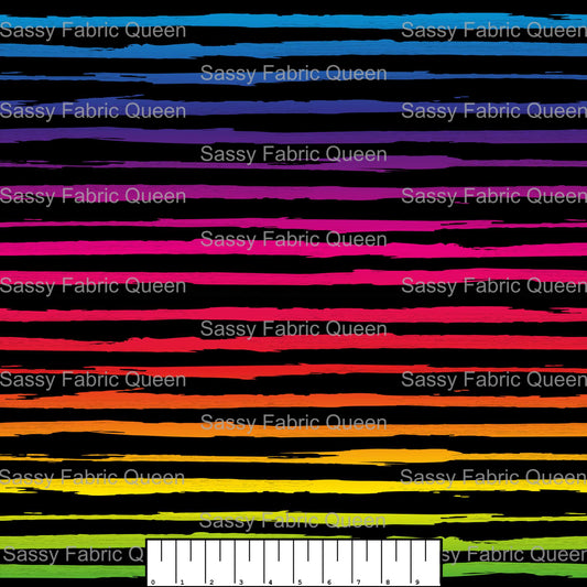 Rainbow Grunge Stripes