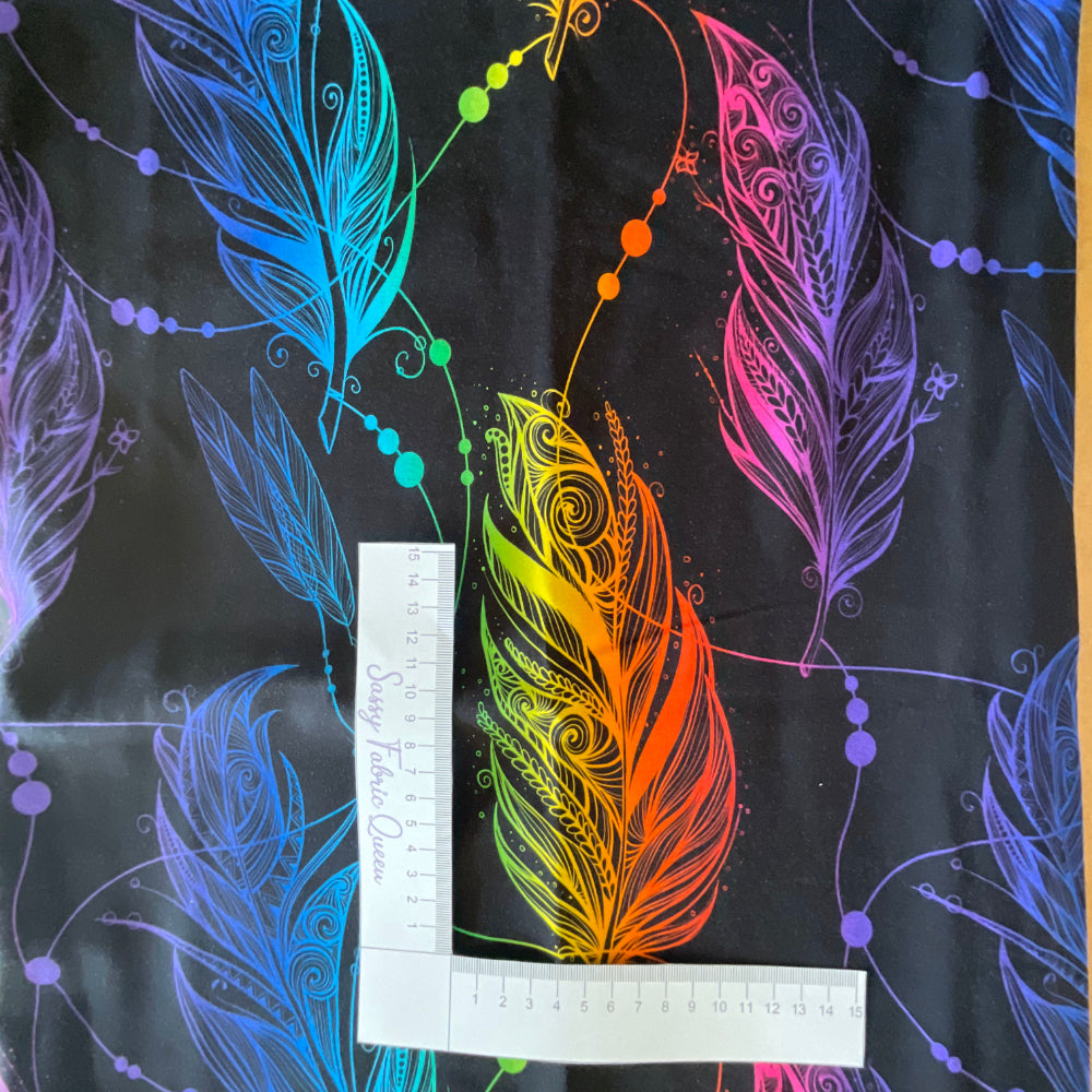 Rainbowfeathers - Cotton Lycra 230-250gsm