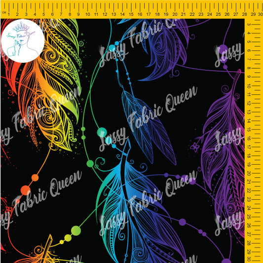 Rainbow Feathers