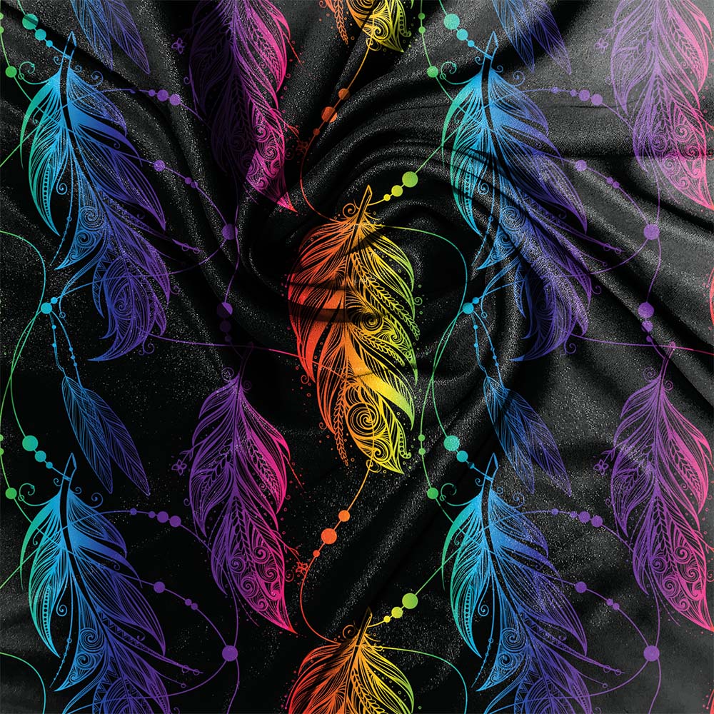 Rainbow Feathers