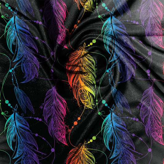 Rainbow Feathers