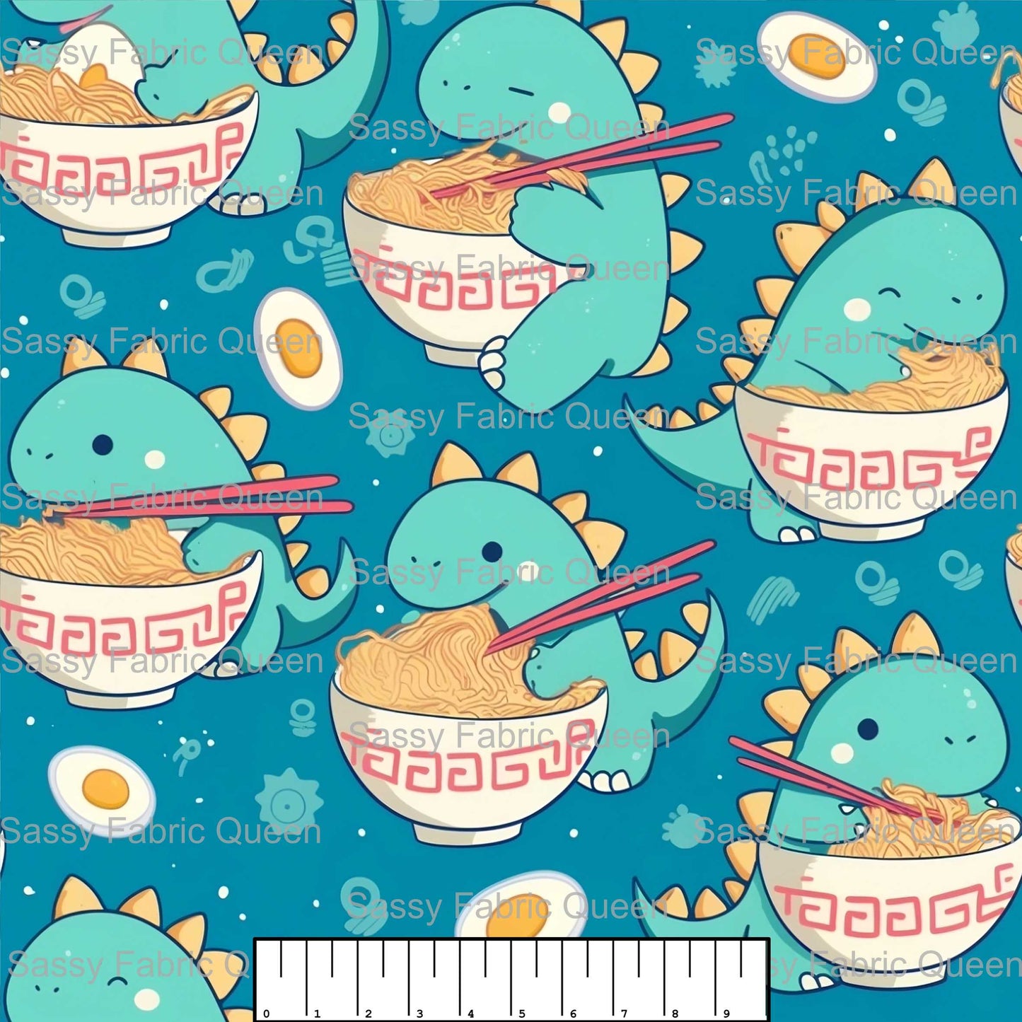Ramen Dino print