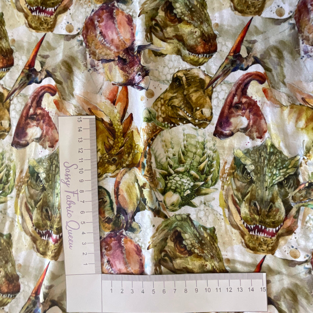 RealisticDinos - Cotton Lycra 200-220gsm