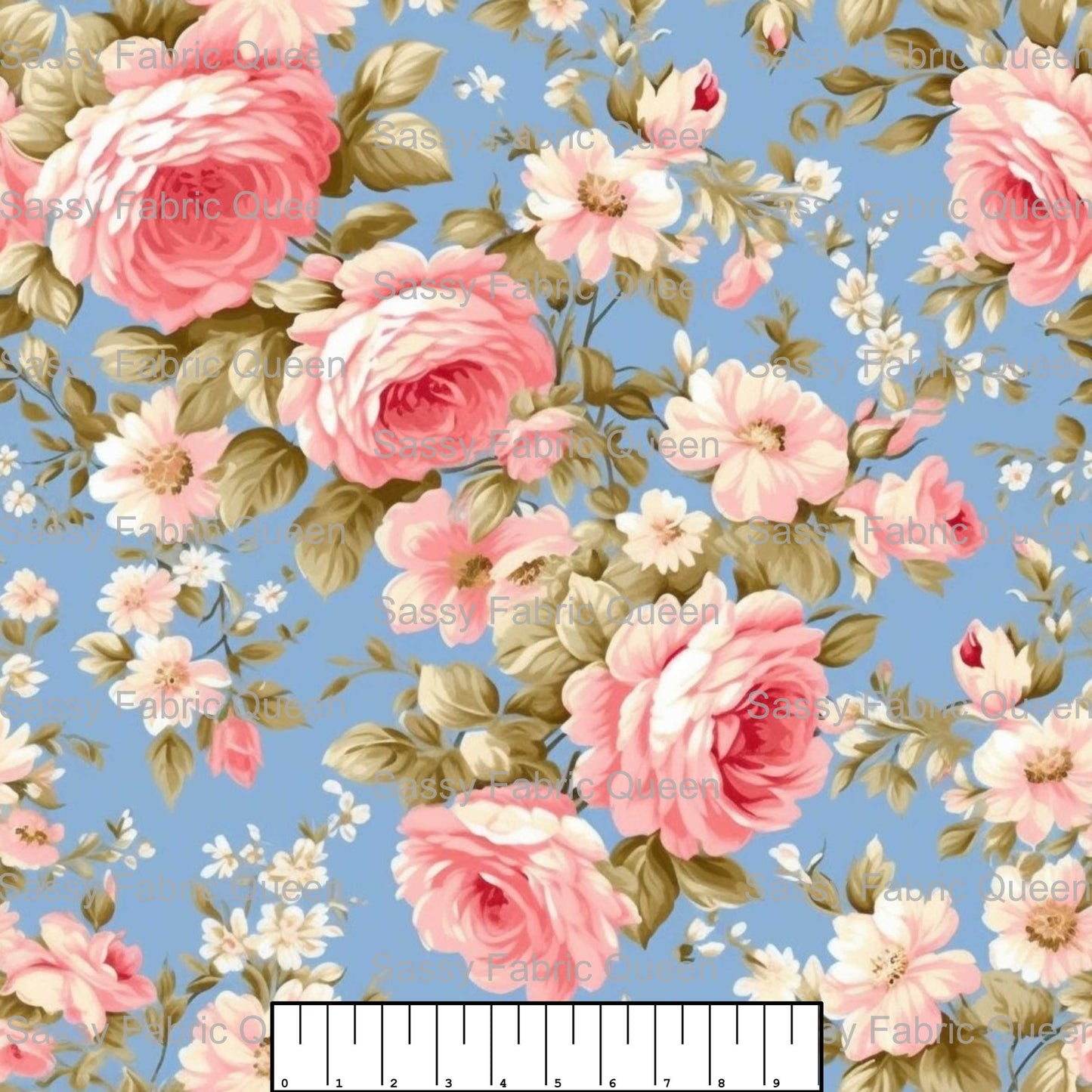 Shabby Chic Floral Pink 016