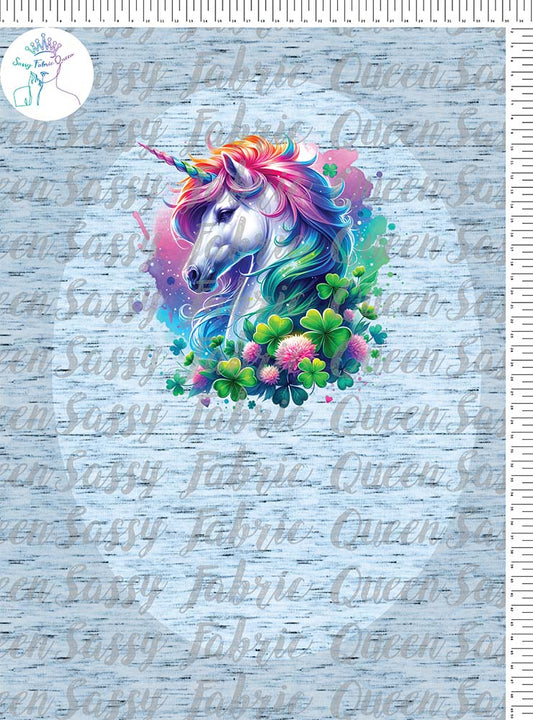 StPats Unicorn wht Panel