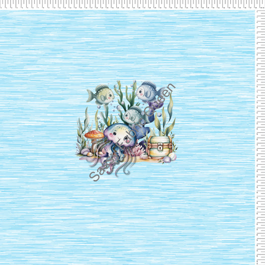 Swim with the fish panel Jellyfish