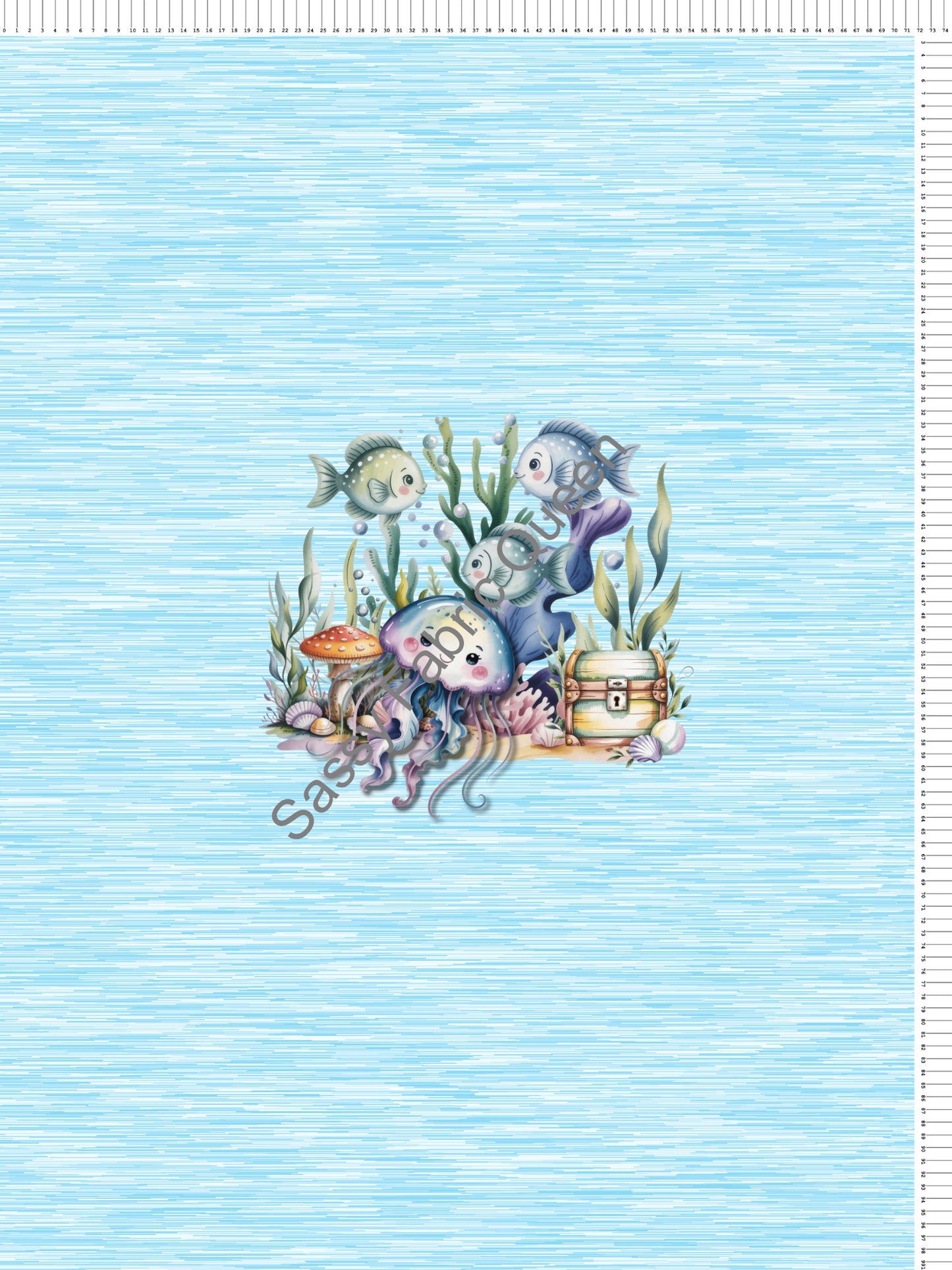 Swim with the fish panel Jellyfish