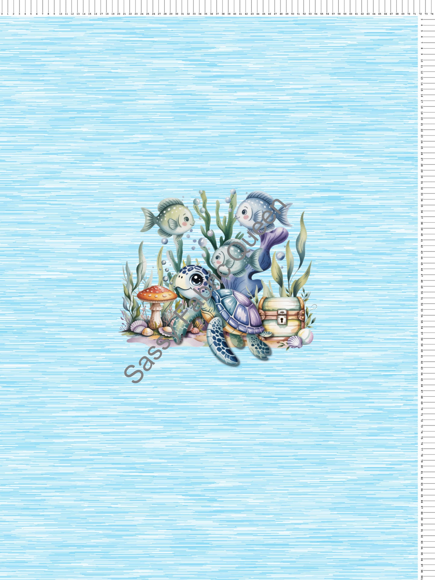 Swim with the fish panel Turtle