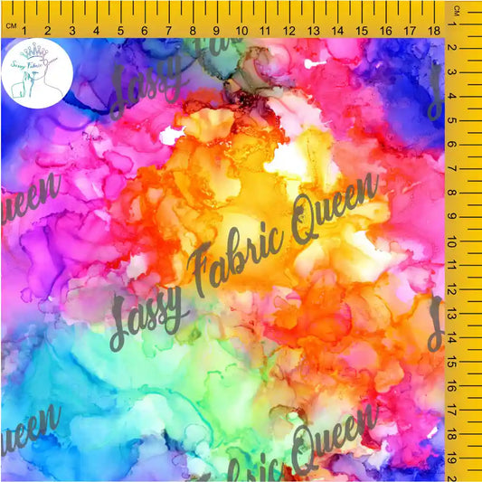 Watercolour Rainbow Orange