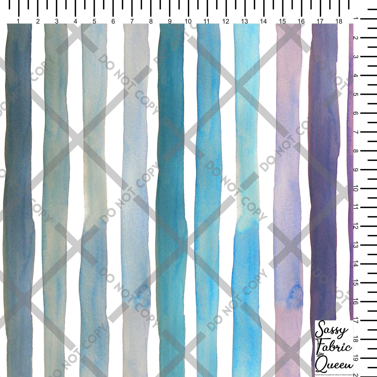 Watercolour Stripe Blupurp vertical