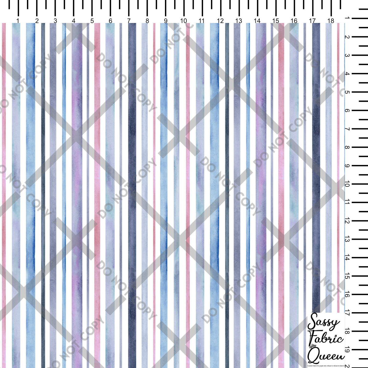 Watercolourstripes BluPurPin vertical