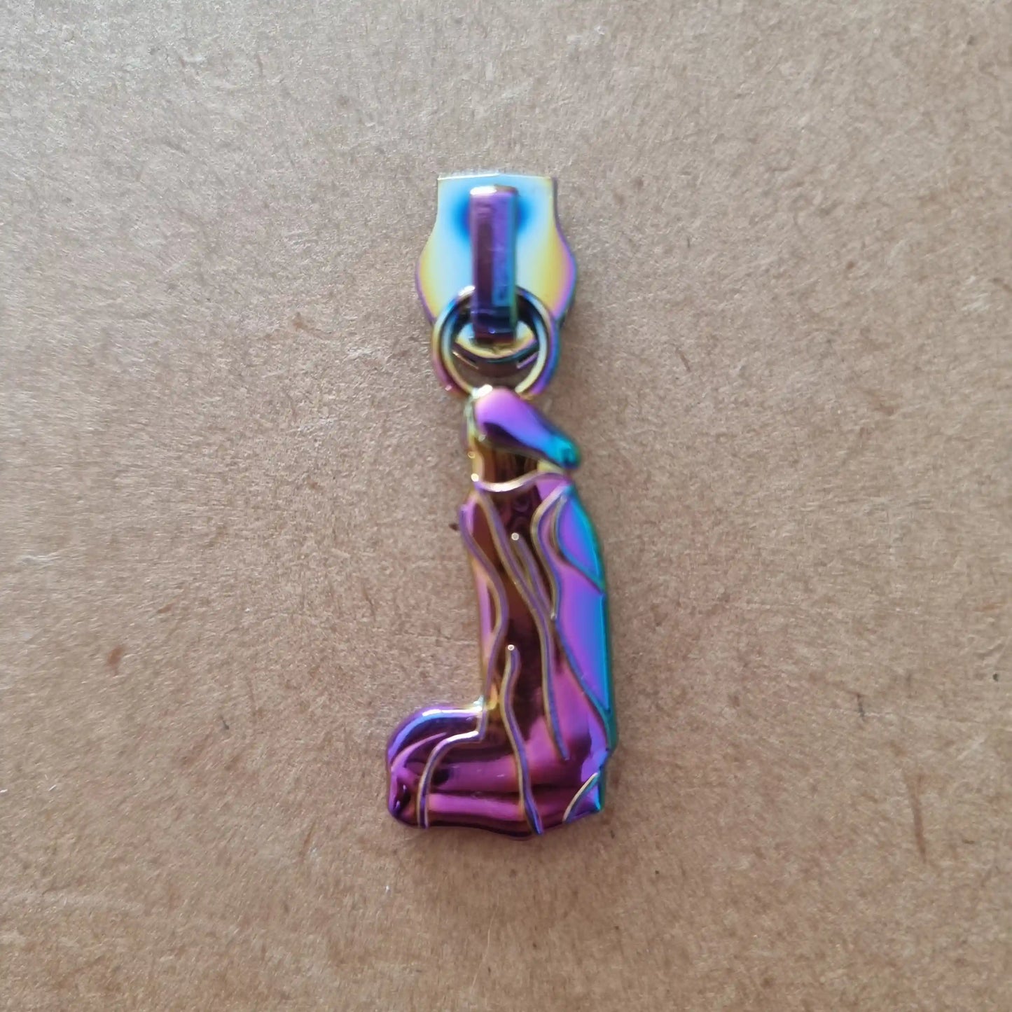 Zipper Pulls #5 - Rainbow Penis