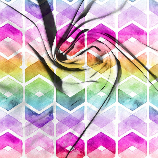 Rainbow Watercolour Diamonds