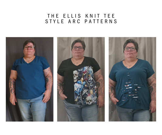 The Ellis Knit Tee - Style Arc patterns
