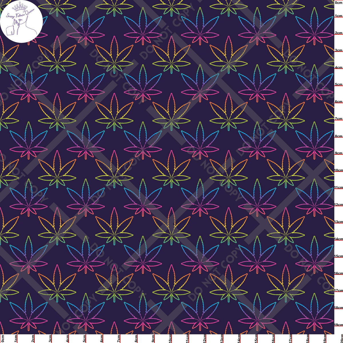 Canna Rainbow Outline