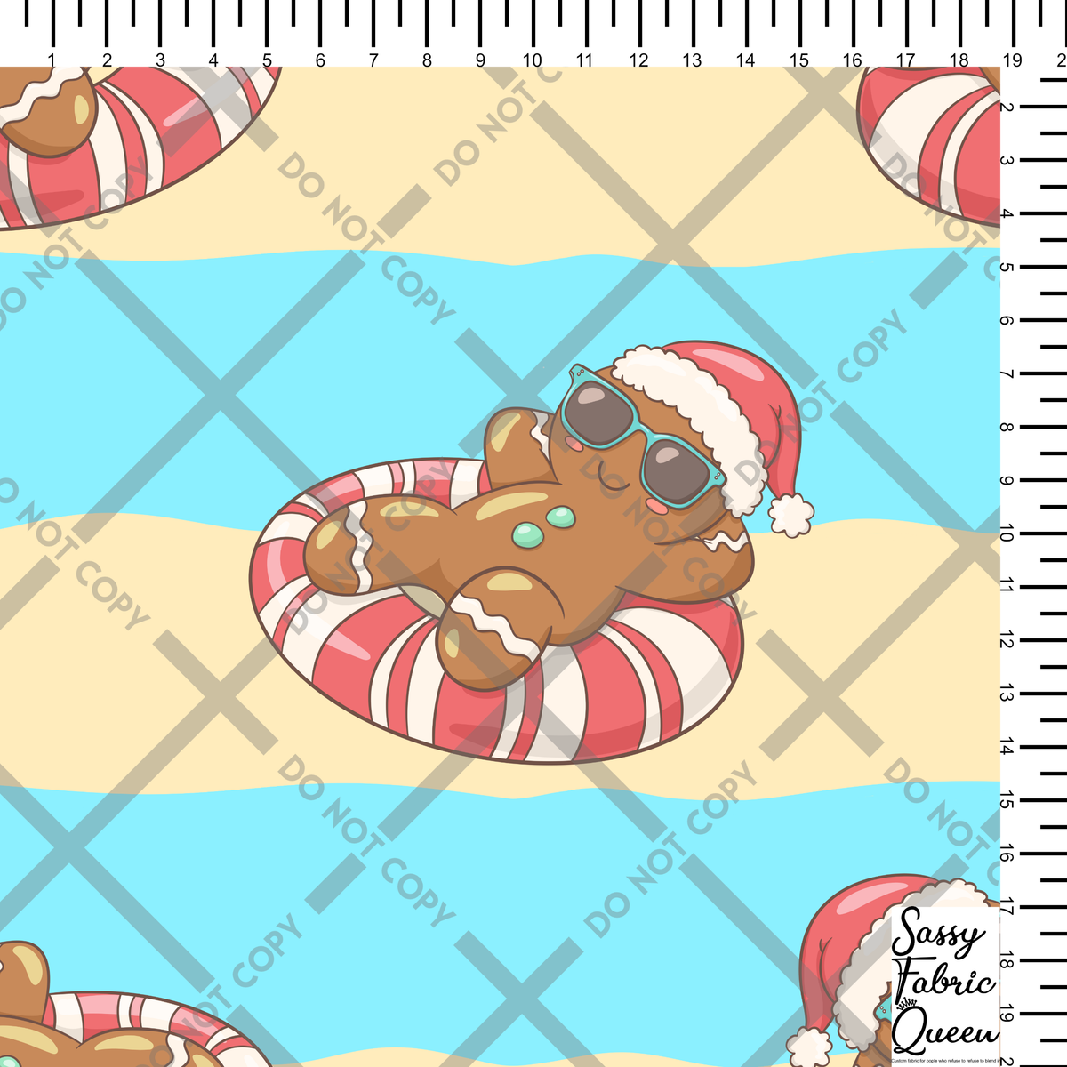 Christmas in summer at the beach