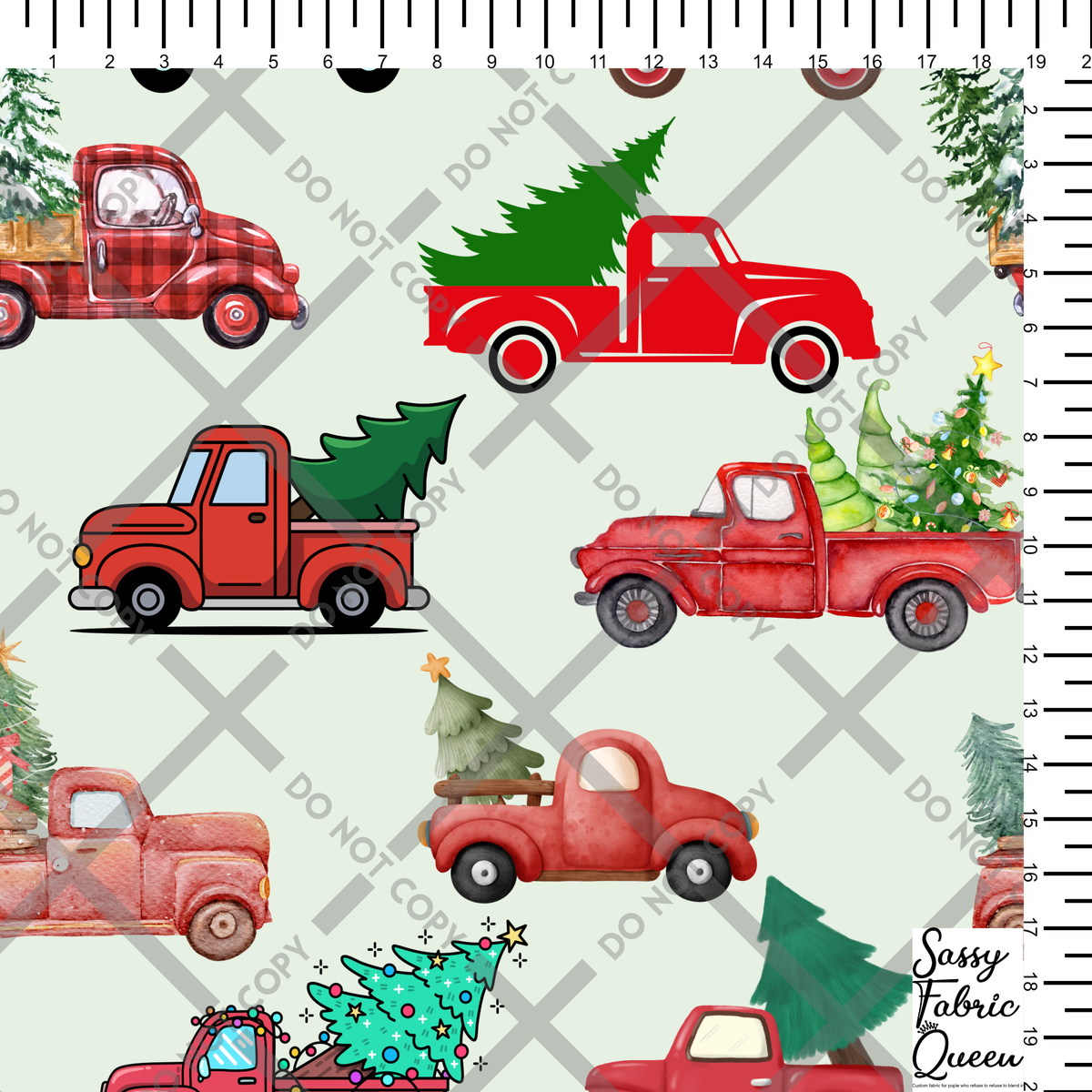 Christmas truck-n-trees