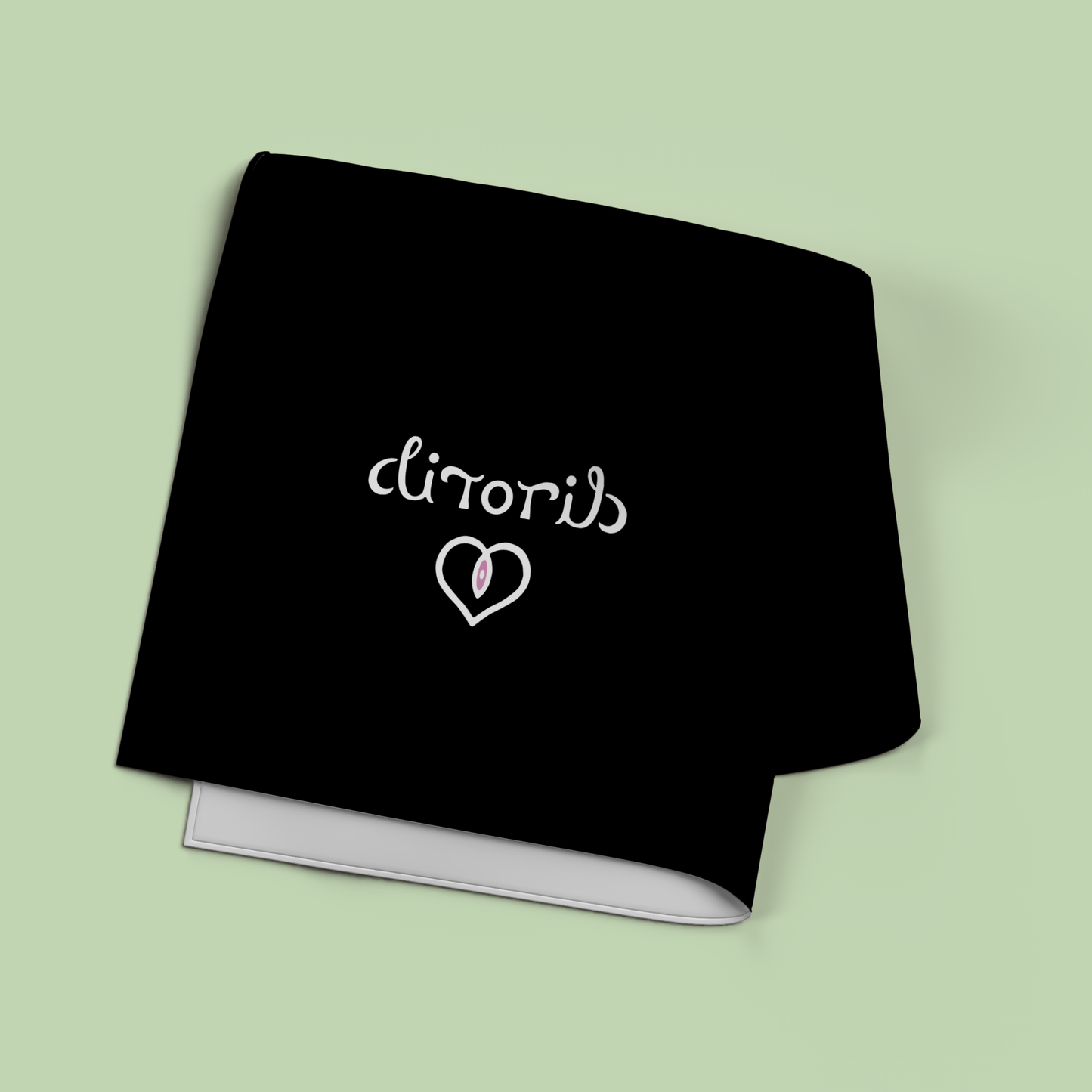 Clitoris ambigram wht panel