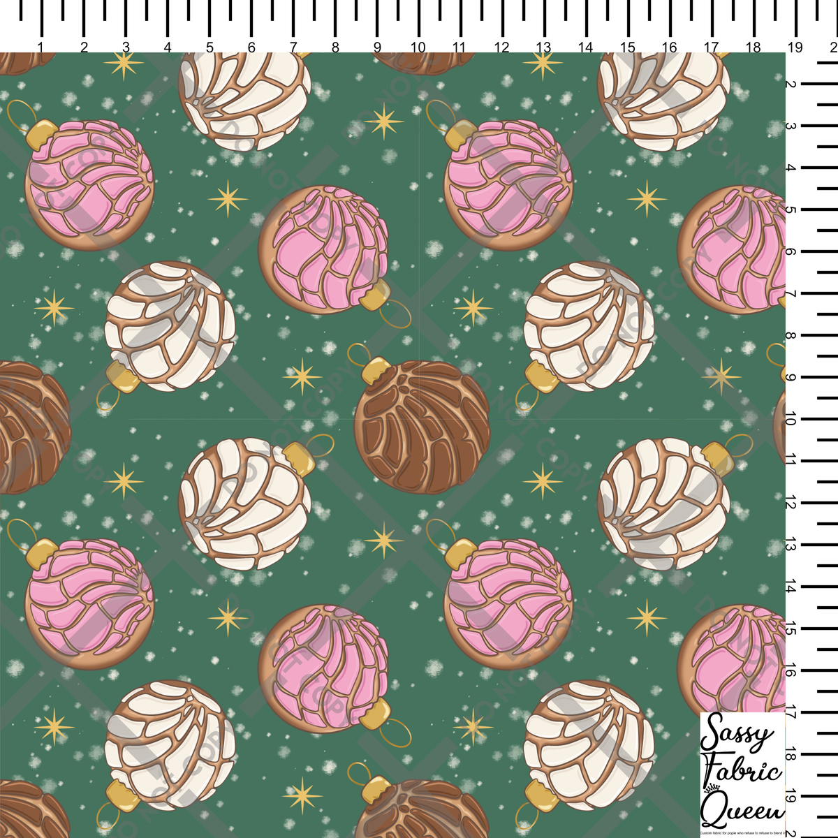Concha_Ornament green