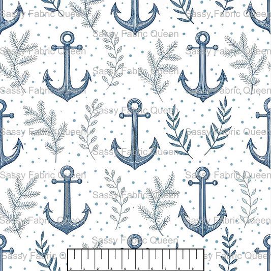 Coquette Blue Toile 006