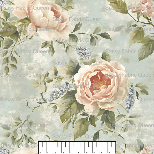Cute VintageBeige Floral 003