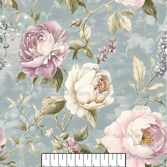 Cute VintageBeige Floral 004