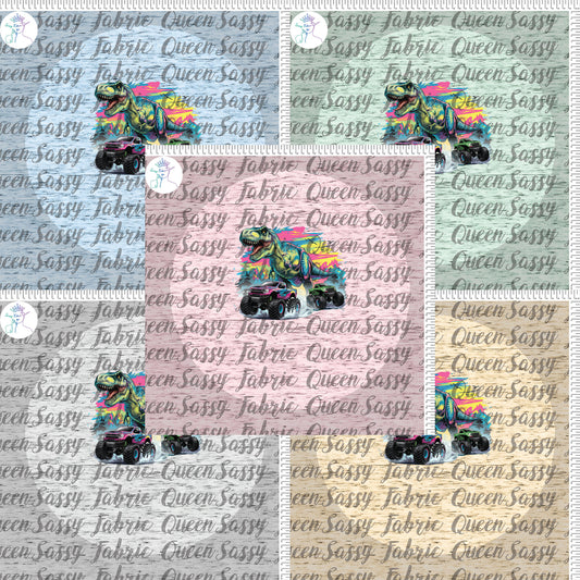 Dino Monster Truck Panel