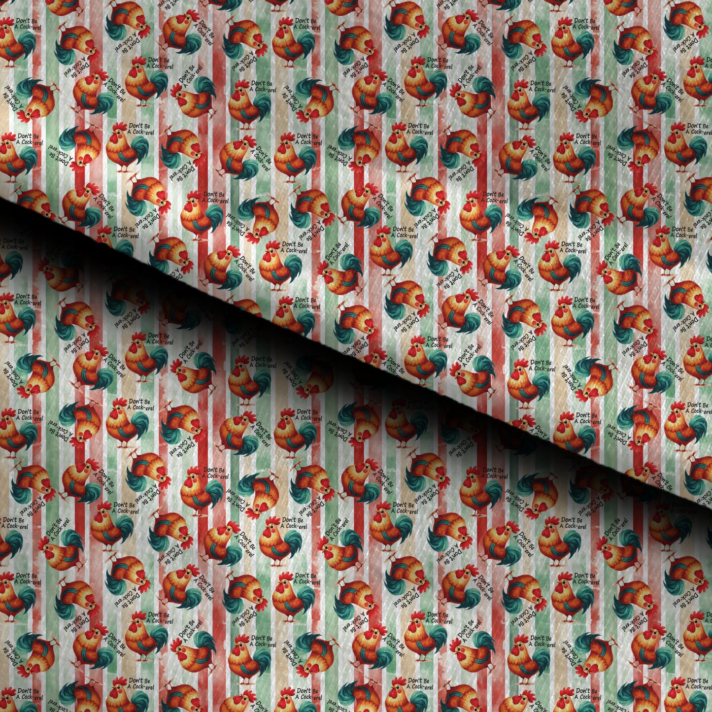 Don't be a Cock-erel print