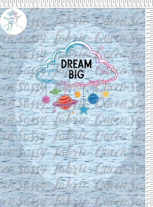 Dream Big neon blk Panel