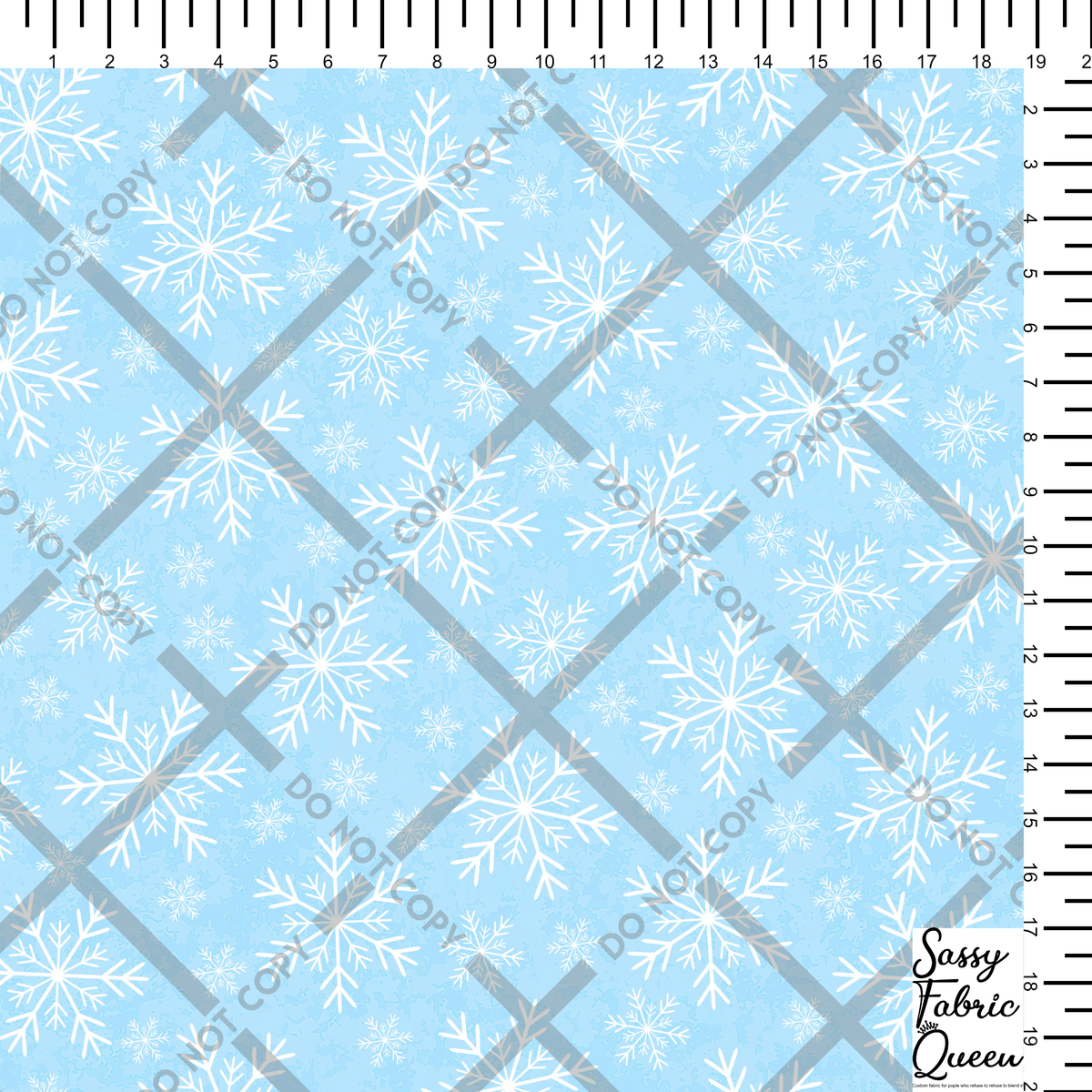 Flakes blue